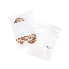 Grip Seal Bags with Write-on-Panel 20.5x25.5cm PE 50 micron (100 pieces) [2WE810]
