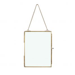Frame for dried flowers etc. brass 20.5cm high (6 pcs.) [IFS-30247]
