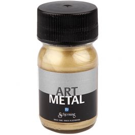 Craft paint metallic, light gold, 30 ml/ 1 bottle [HOB-30690]