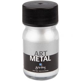 Craft paint metallic, silver, 30 ml/ 1 bottle [HOB-30694]