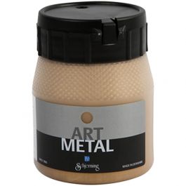 Craft paint metallic, medium gold, 250 ml/ 1 bottle [HOB-30701]