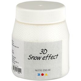 3D Snow Effect, white, 250 ml/ 1 tub [HOB-31742]
