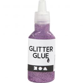Glitter Glue, purple, 25 ml/ 1 bottle [HOB-318270]