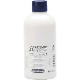 Schmincke AKADEMIE® Acryl color, titanium white (111), opaque, , 500ml [HOB31850]