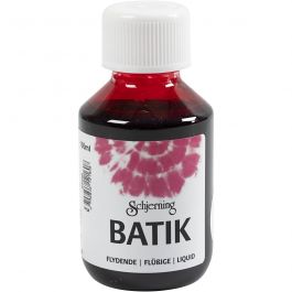 Batik dye, pink, 100 ml/ 1 bottle [HOB-33343]