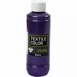 Textile Color Paint, violet, mother of pearl, 250 ml/ 1 bottle [HOB-33719]
