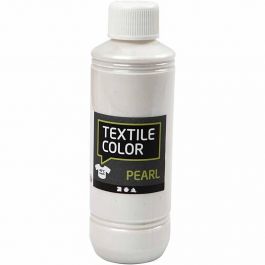 Textile Color Paint, base, mother of pearl, 250 ml/ 1 bottle [HOB-33760]