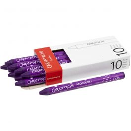 Neocolor I Crayons, lilac (110), L: 10 cm, thickness 8 mm, 10 pc/ 1 pack [HOB-34003]