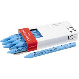 Neocolor I Crayons, light blue (161), L: 10 cm, thickness 8 mm, 10 pc/ 1 pack [HOB-34005]