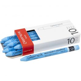 Neocolor II, light blue (161), L: 10 cm, 10 pc/ 1 pack [HOB-34076]