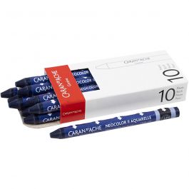 Neocolor II, prussian blue (159), L: 10 cm, 10 pc/ 1 pack [HOB-34077]