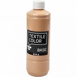 Textile Color Paint, light beige, 500 ml/ 1 bottle [HOB-34141]