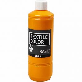Textile Color Paint, yellow, 500 ml/ 1 bottle [HOB-34143]