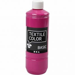 Textile Color Paint, pink, 500 ml/ 1 bottle [HOB-34146]