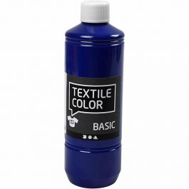 Textile Color Paint, primary blue, 500 ml/ 1 bottle [HOB-34149]