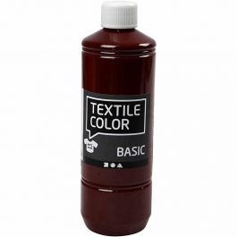 Textile Color Paint, brown, 500 ml/ 1 bottle [HOB-34152]