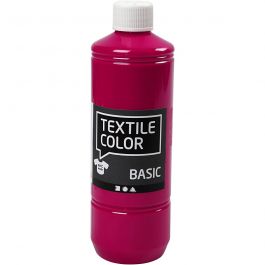 Textile Color Paint, primary red, 500 ml/ 1 bottle [HOB-34155]