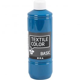 Textile Color Paint, turquoise blue, 500 ml/ 1 bottle [HOB-34168]