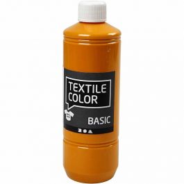 Textile Color Paint, mustard, 500 ml/ 1 bottle [HOB-34174]
