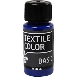 Textile Color Paint, primary blue, 50 ml/ 1 bottle [HOB-34205]