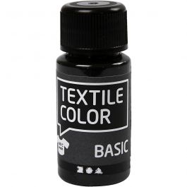 Textile Color Paint, black, 50 ml/ 1 bottle [HOB-34206]