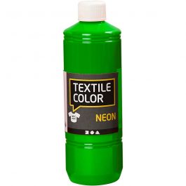 Textile Color Paint, neon green, 500 ml/ 1 bottle [HOB-34226]