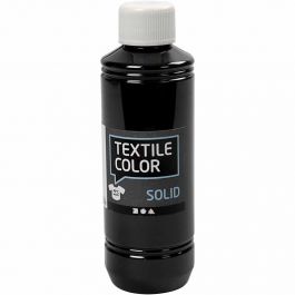 Textile Solid, black, opaque, 250 ml/ 1 bottle [HOB-34615]