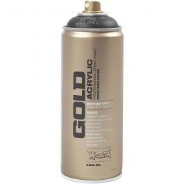 Spray paint, black, 400 ml/ 1 tub [HOB-35019]