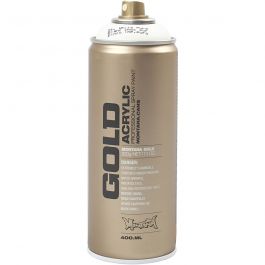 Spray paint, white, 400 ml/ 1 tub [HOB-35020]