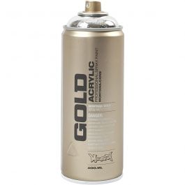 Spray paint, silver, 400 ml/ 1 tub [HOB-35021]