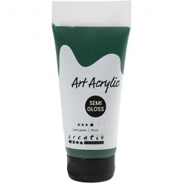 Pigment Art Acrylic Paint, forrest green, semi opaque, 75 ml/ 1 bottle [HOB-35153]