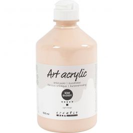 Pigment Art School Paint, light beige, opaque, 500 ml/ 1 bottle [HOB-35405]