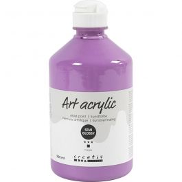 Pigment Art School Paint, purple, opaque, 500 ml/ 1 bottle [HOB-35454]