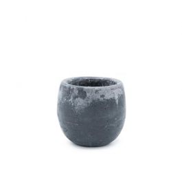Aroma bowl Dark Grey Musk Scent Ø9x8 cm (6 Pcs) [IFS-36218]