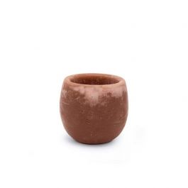 Aroma bowl Dark Red Amber Scent Ø9x8 cm (6 Pcs) [IFS-36219]