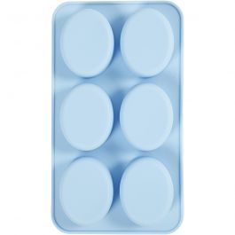 Silicone mould, H: 2,5 cm, L: 28 cm, W: 16 cm, hole size 7,8 x 6,1 cm, 100 ml, 1 pc [HOB-371810]