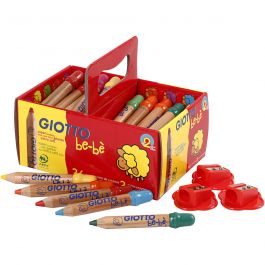 Colouring Pencils, assorted colours, L: 10,5 cm, D 13 mm, lead 6 mm, 36 pc/ 1 pack [HOB-37296]