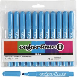 Colortime Marker, light blue, line 5 mm, 12 pc/ 1 pack [HOB-37334]