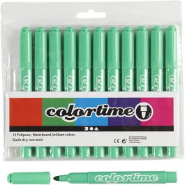 Colortime Marker, light green, line 5 mm, 12 pc/ 1 pack [HOB-37336]