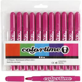 Colortime Marker, rose, line 5 mm, 12 pc/ 1 pack [HOB-37341]