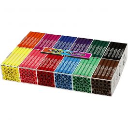 Colortime Marker, standard colours, line 5 mm, 12x24 pc/ 1 pack [HOB-37345]