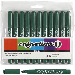 Colortime Marker, green, line 5 mm, 12 pc/ 1 pack [HOB-37358]