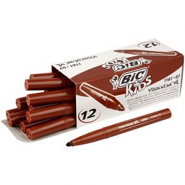 Visa Color Marker, medium brown, line 3 mm, 12 pc/ 1 pack [HOB-37407]