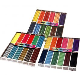 Colortime colour pencils, assorted colours, 576 pc/ 1 pack [HOB-38082]