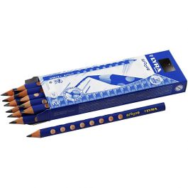 Groove Graphite Pencils, D 10 mm, hardness B, lead 4,25 mm, 12 pc/ 1 pack [HOB-38511]