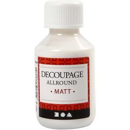 Decoupage lacquer, matt, 100 ml/ 1 bottle [HOB-392021]