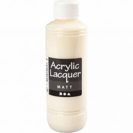 Acrylic lacquer, matt, 250 ml/ 1 bottle [HOB-39262]