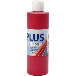 Plus Color Craft Paint, berry red, 250 ml/ 1 bottle [HOB-39429]