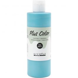 Plus Color Craft Paint, turquoise, 250 ml/ 1 bottle [HOB-39472]