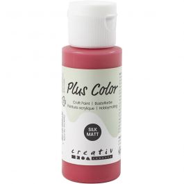 Plus Color Craft Paint, berry red, 60 ml/ 1 bottle [HOB-39629]